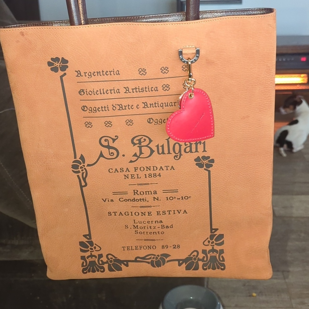 BVLGARI Suede Tote – Like New ✨Elettra-Collezione 1910 Rare